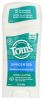 TOMS OF MAINE: Natural Long-Lasting Deodorant Stick Aluminum-Free Unscented, 2.25 Oz