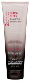 GIOVANNI COSMETICS: Ultra-Sleek Shampoo Brazilian Keratin & Argan Oil, 8.5 oz