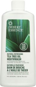 DESERT ESSENCE: Tea Tree Oil Mouthwash, 8 oz